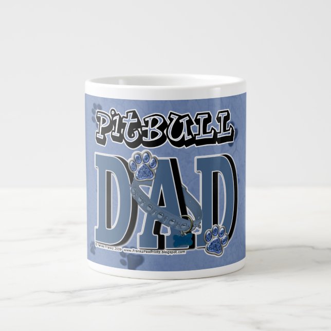 PitBullDad Jumbo-Tasse (Vorderseite)