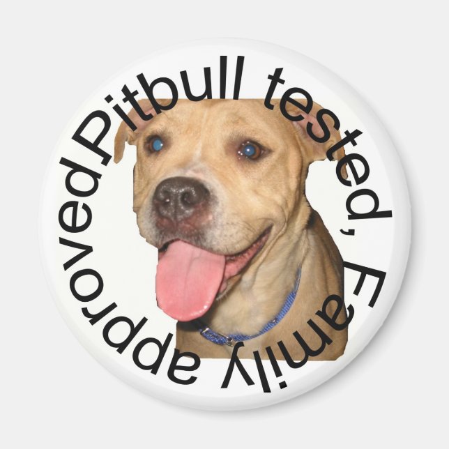 Pitbulle-geprüfter Magnet (Vorne)
