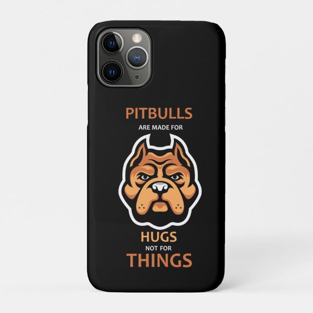 Pitbullen sind für HUGS gemacht, nicht für Dinge. Case-Mate iPhone Hülle (Rückseite)
