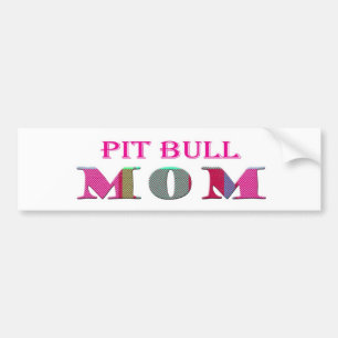 PitBullMom Autoaufkleber
