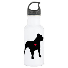 Pitbulls Regel! Anderer Hundegeifer! Edelstahlflasche