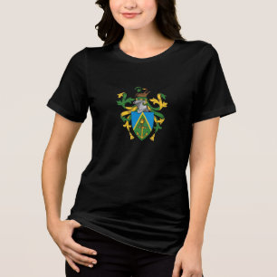 PITCAIRN Island Sondergeschenk Blauer Tourist Klas Tri-Blend Shirt