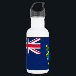 Pitcairn Islands Flag Edelstahlflasche<br><div class="desc">Patriotic flag of Pitcairn Islands.</div>