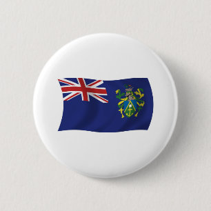 Pitcairninseln-Flaggen-Button Button