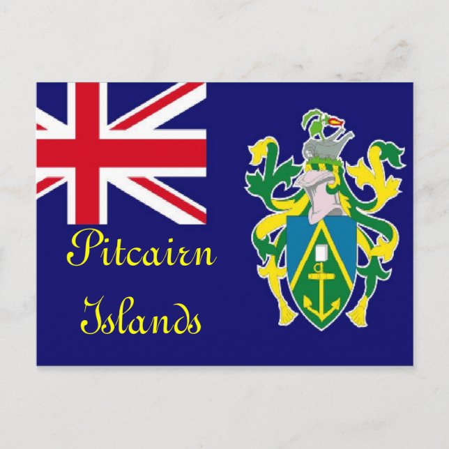 Pitcairninseln Postkarte (Vorderseite)