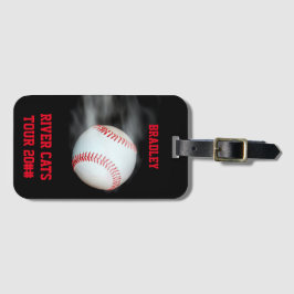 Pitch den Baseball-Team-Player Personalisiert Gepäckanhänger