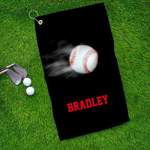 Pitch den Baseball-Team-Player Personalisiert Golfhandtuch
