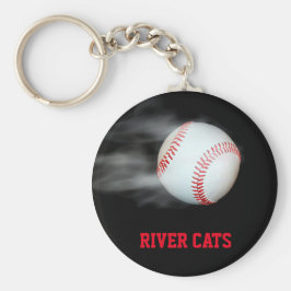 Pitch den Baseball-Team-Player Personalisiert Schlüsselanhänger