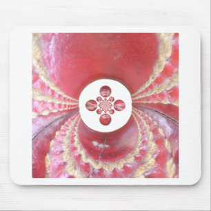 Pitch Kaleidoskop: Cricket Balls The Game's Heart Mousepad