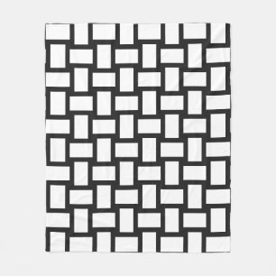 Pitch Pastel- und Weiß-Webdesign Fleecedecke