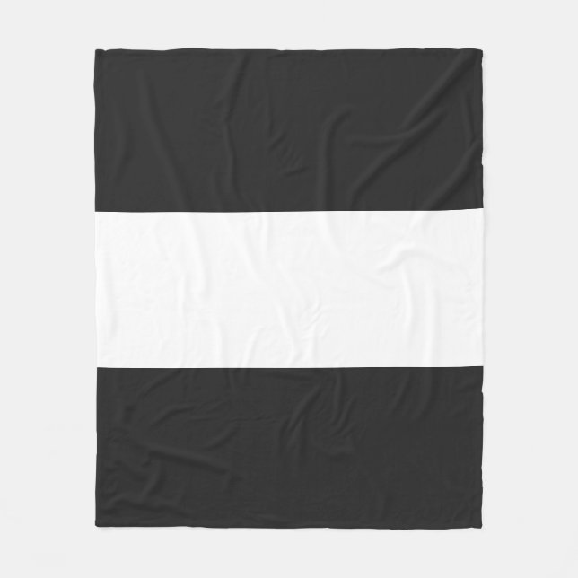 Pitch Pastell & Weiß Bar Design Fleecedecke (Vorderseite)