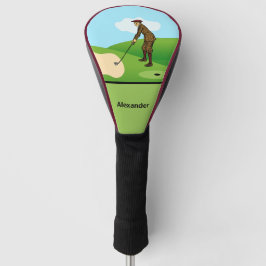 Pitch Shot von Panikgeplagtem Duffer Golf Headcover