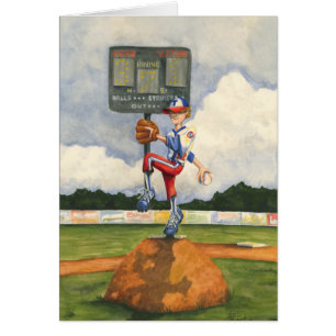 Pitcher de baseball sur Mound par Jay Throckmorton