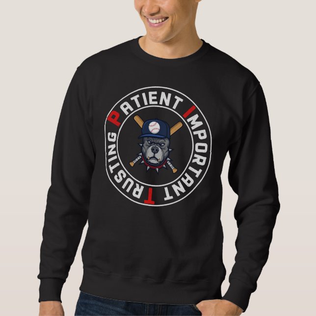 Pitcher Lieben Pitbull Sweatshirt (Vorderseite)