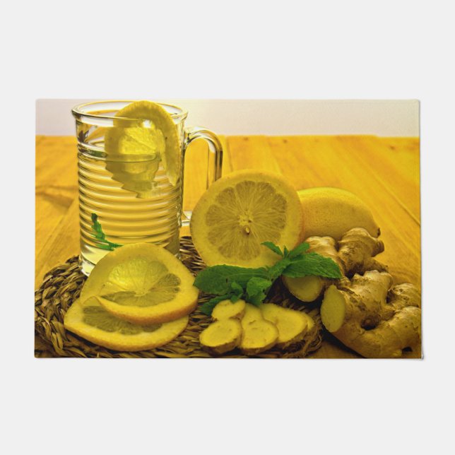 Pitcher von Lemon Tea Fußmatte (Vorderseite)