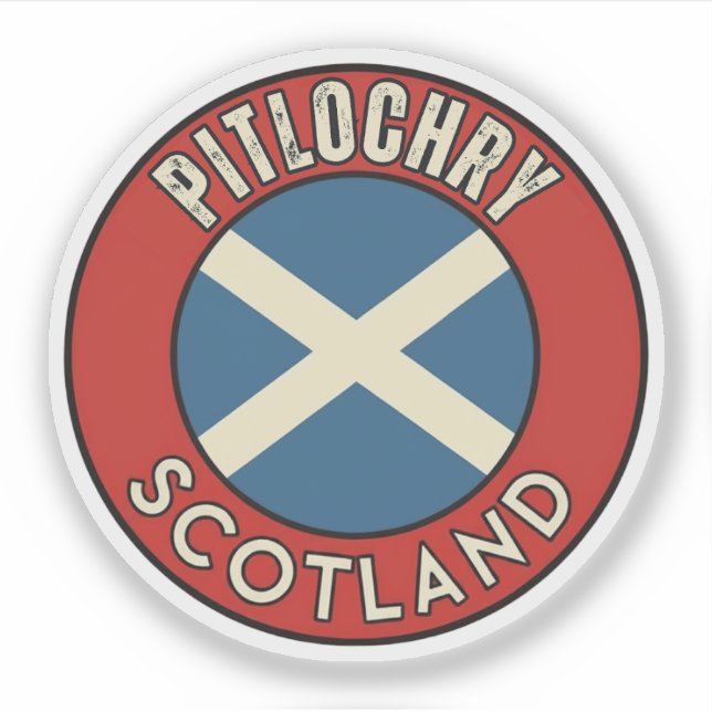 Pitlochry, Schottland Aufkleber (Vorderseite)