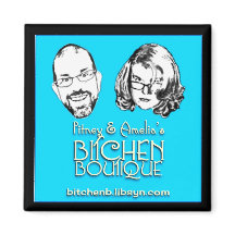 Pitney und Amelia Large Magnet