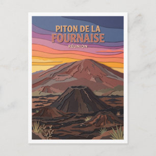 Piton Chisny Sainte-Rose Réunion Postkarte