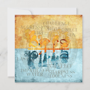 PITTA DOSHA - Carte de voeux