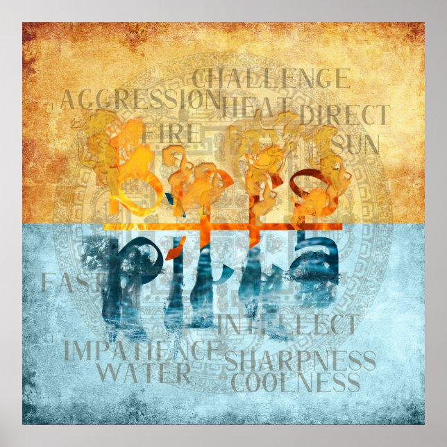 PITTA DOSHA - Poster (Vorne)