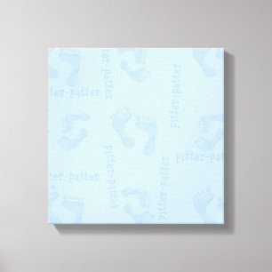 Pitter Patter Baby Foot Prints Leinwand Art