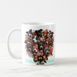 Pittie als Blume Tasse