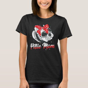 Pittie Mama American Pitbull Funny für Hundebesitz T-Shirt