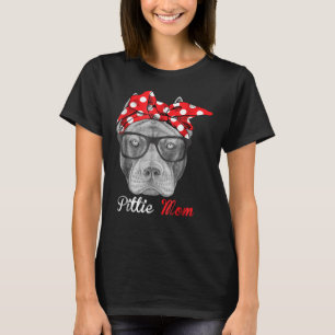 Pittie Mama für Pitbull-Hundeliebhaber T-Shirt