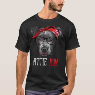 Pittie Mama Pitbull Dog Lovers Mütter Day Women Cl T-Shirt