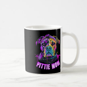 Pittie Mama Pitbull Hund Liebt Muttertag Kaffeetasse