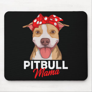 Pittie Mama Pitbull-Hundemutter Lustiges Muttertag Mousepad