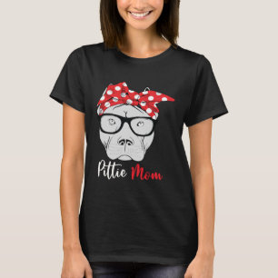 Pittie Mama Pitbull Hundemutter Muttertagsmütter F T-Shirt