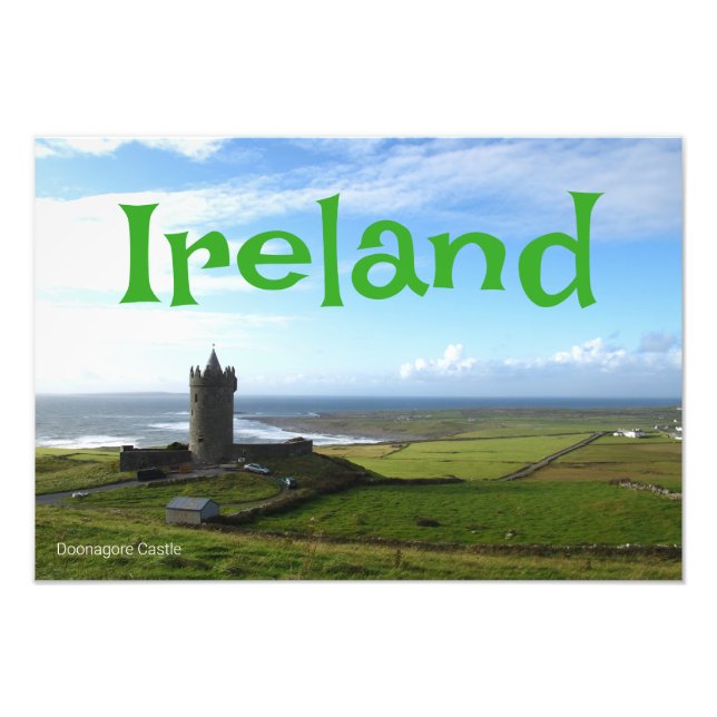 Pittoresque Irlande Doonagore Castle Poster mural (Devant)