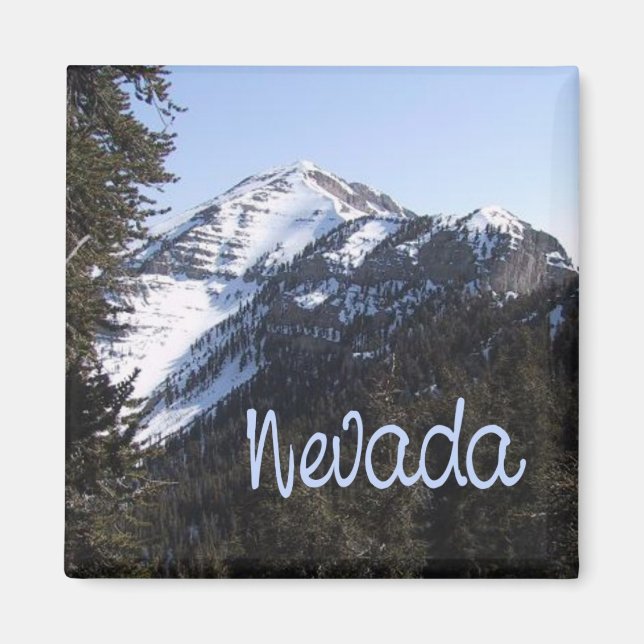 Pittoresque Nevada Travel Souvenir Frigo Magnet (Devant)
