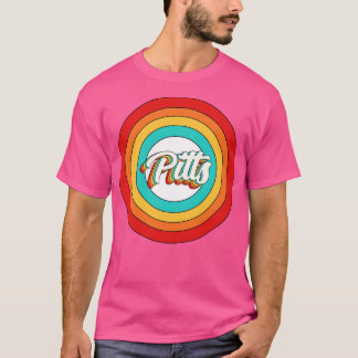 Pitts Name Shirt Vintag Pitts Circle