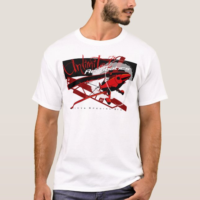 Pitts spezielles unbegrenztes Aerobatic Flugzeug T-Shirt (Vorderseite)