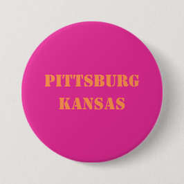 Pittsburg Kansas Button