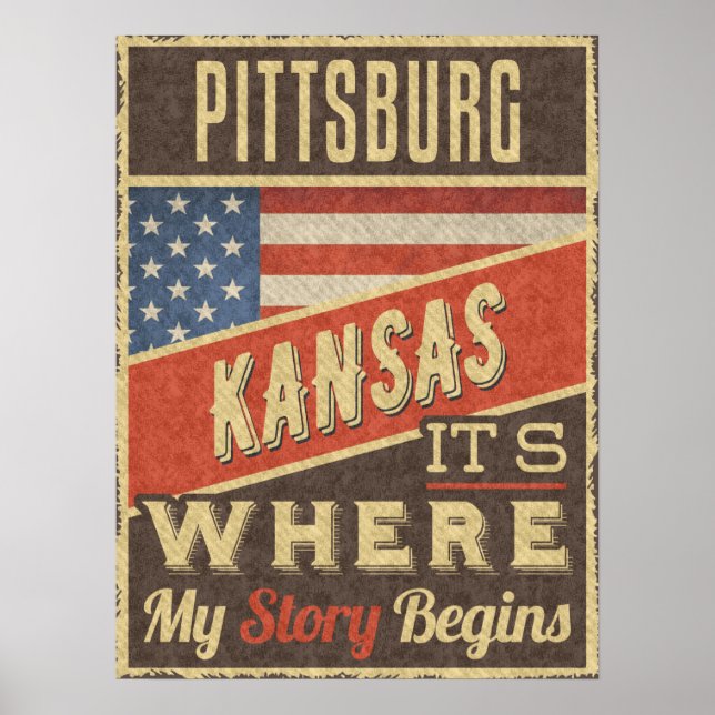 Pittsburg Kansas Poster (Vorne)