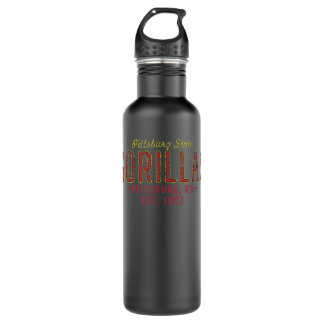 PITTSBURG STATE UNIVERSITY DISTRESSED PS-MERCH-2  EDELSTAHLFLASCHE