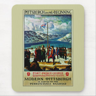 Pittsburgh am Anfang Mousepad
