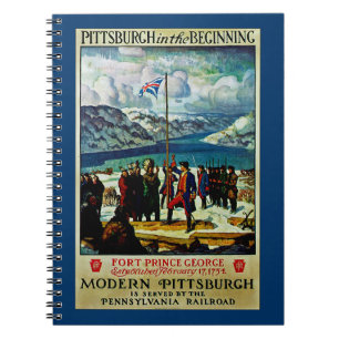 Pittsburgh am Anfang Notizblock