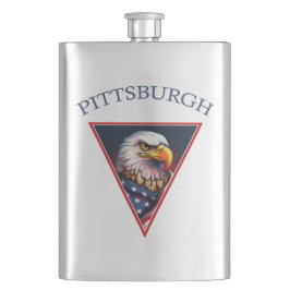 Pittsburgh American Bald Eagle Flachmann