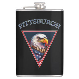 Pittsburgh American Bald Eagle Flachmann