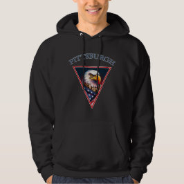 Pittsburgh American Bald Eagle Hoodie