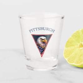 Pittsburgh American Bald Eagle Schnapsglas