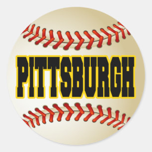 PITTSBURGH BASEBALL RUNDER AUFKLEBER