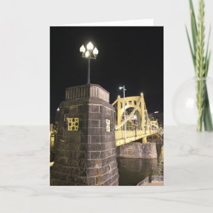 Pittsburgh-Brückengrußkarte Karte