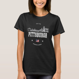 Pittsburgh City Skyline T-Shirt