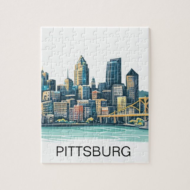 Pittsburgh Cityscape (Vertikal)