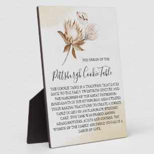 PITTSBURGH COOKIE TABLE SIGN WEDING FOTOPLATTE